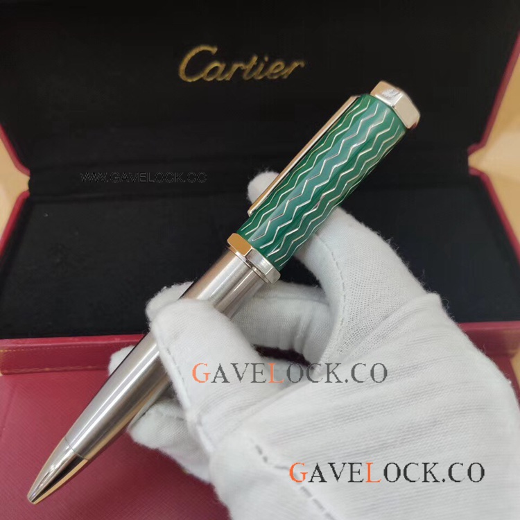 cartier roadster green pen