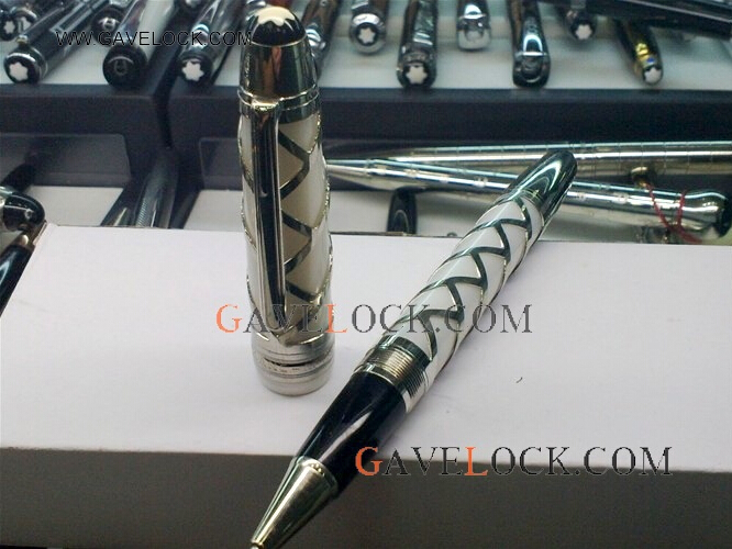 Mont Blanc Meisterstuck White Rollerball Pen / Special Replica